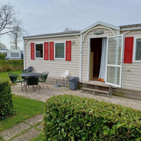 Mobilheim auf Campingplatz Scheldeoord Zeeland Holland 250m vom Strand